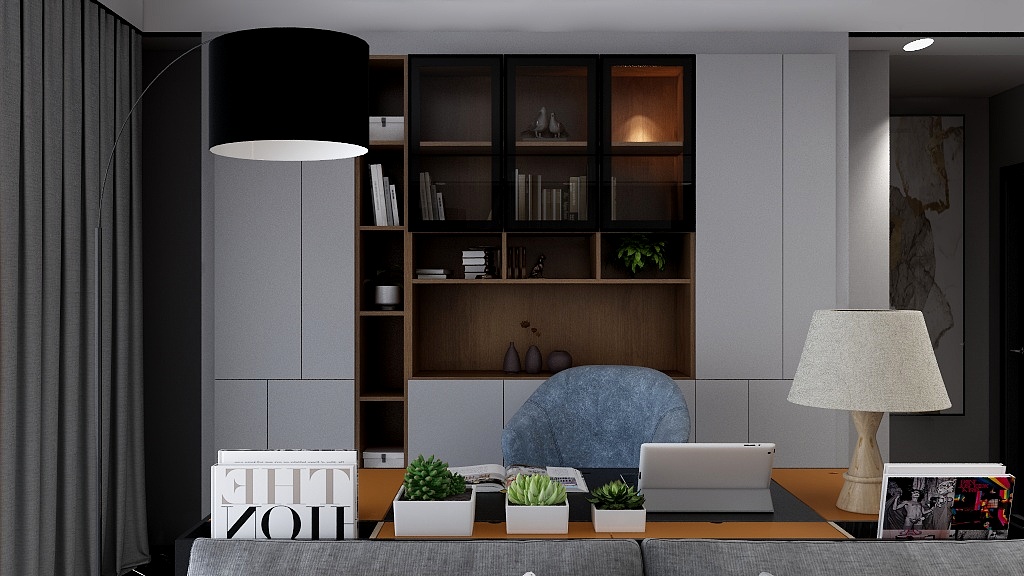 爱生活的黄菇凉-样板房-装修设计方案