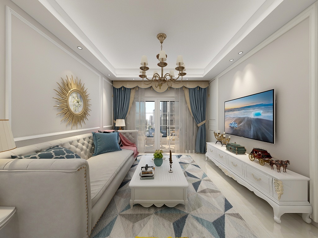 TSKLRBTDS-万国城87.6（简美）-装修设计方案