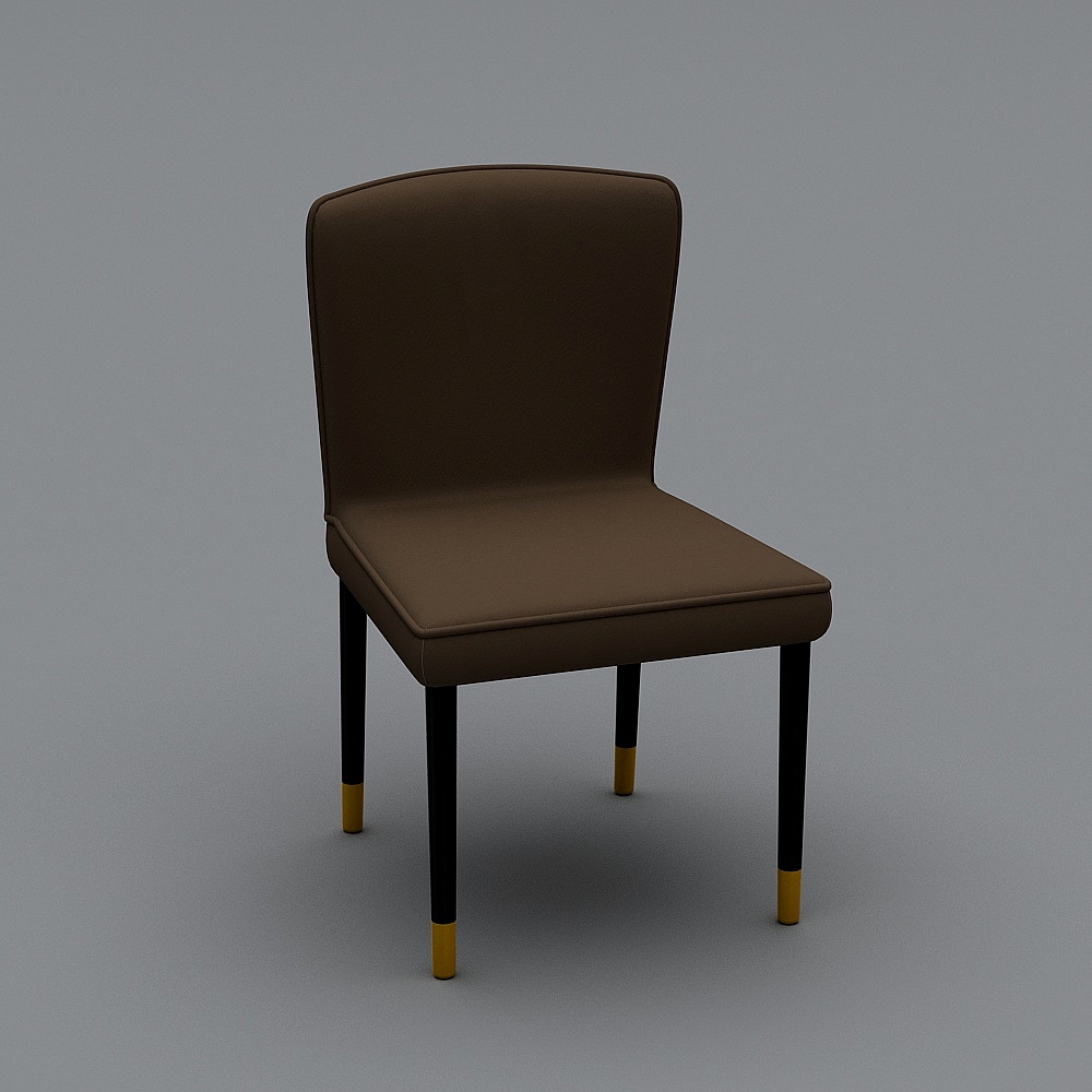 卡昂家居-卡朗系列-餐椅-CH817Y3D模型