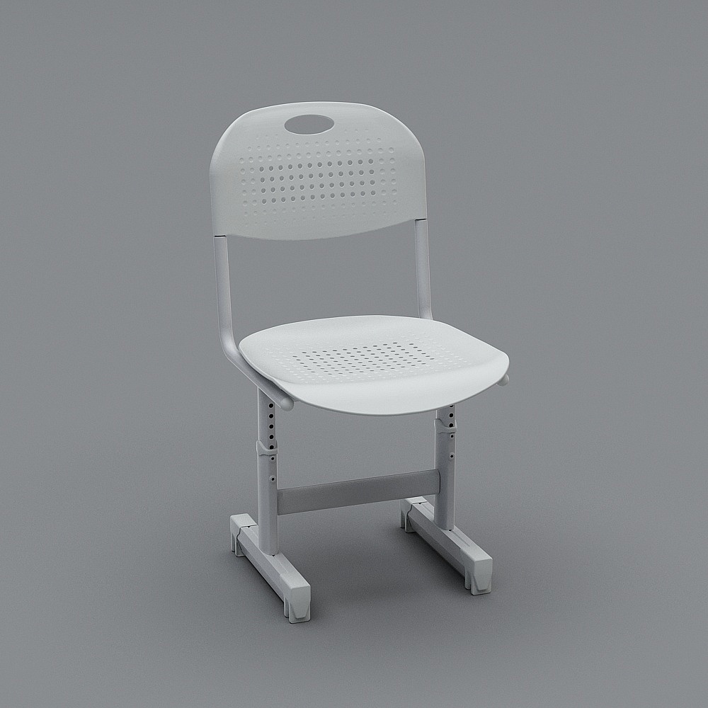101新椭圆管椅子升降组合3D模型