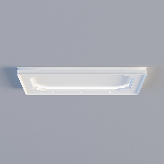 White Ceiling 3D Model