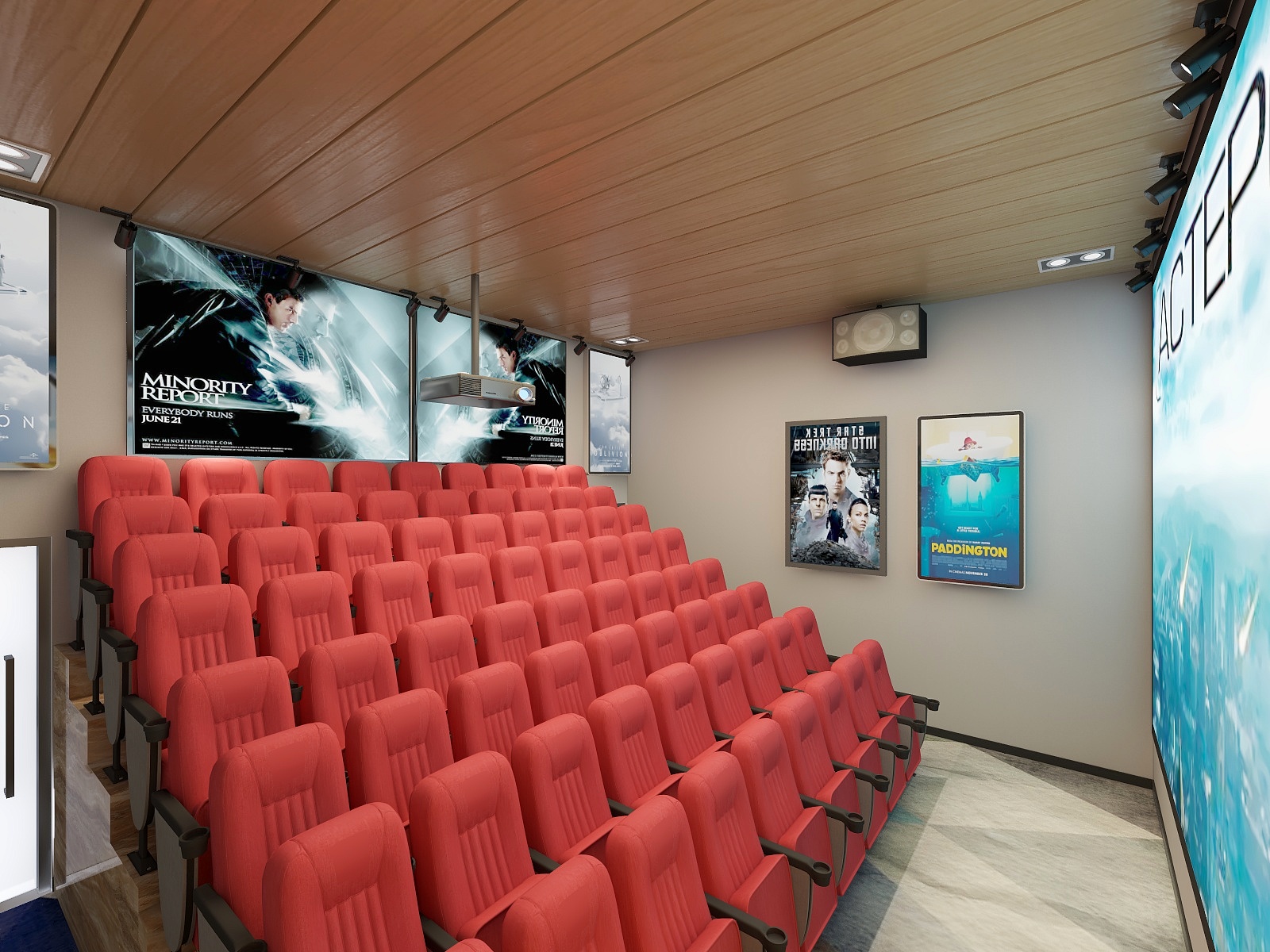 辰之曦-影院户型图-装修设计方案