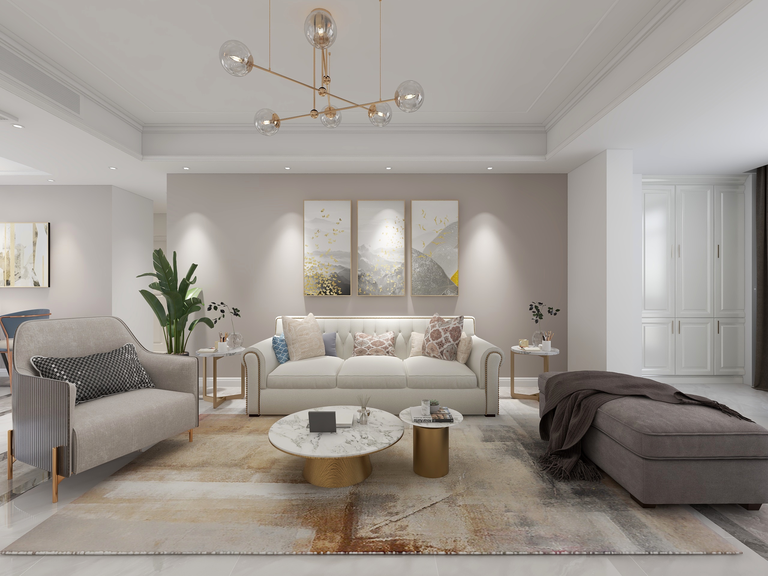 专业设计tQqe-御衡路65弄25号601室效果图-装修设计方案