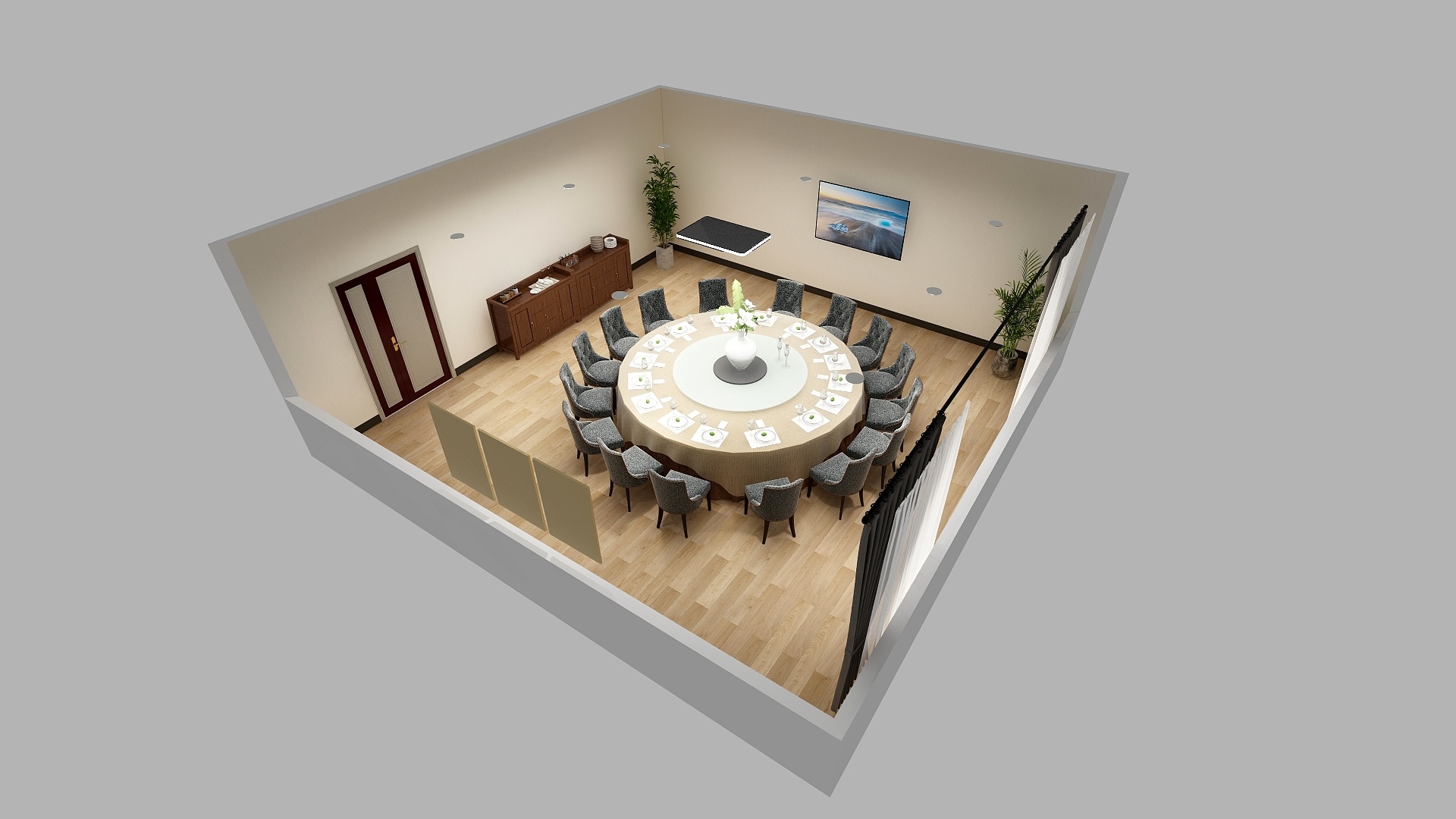 言茶轩1108-未命名户型图-装修设计方案