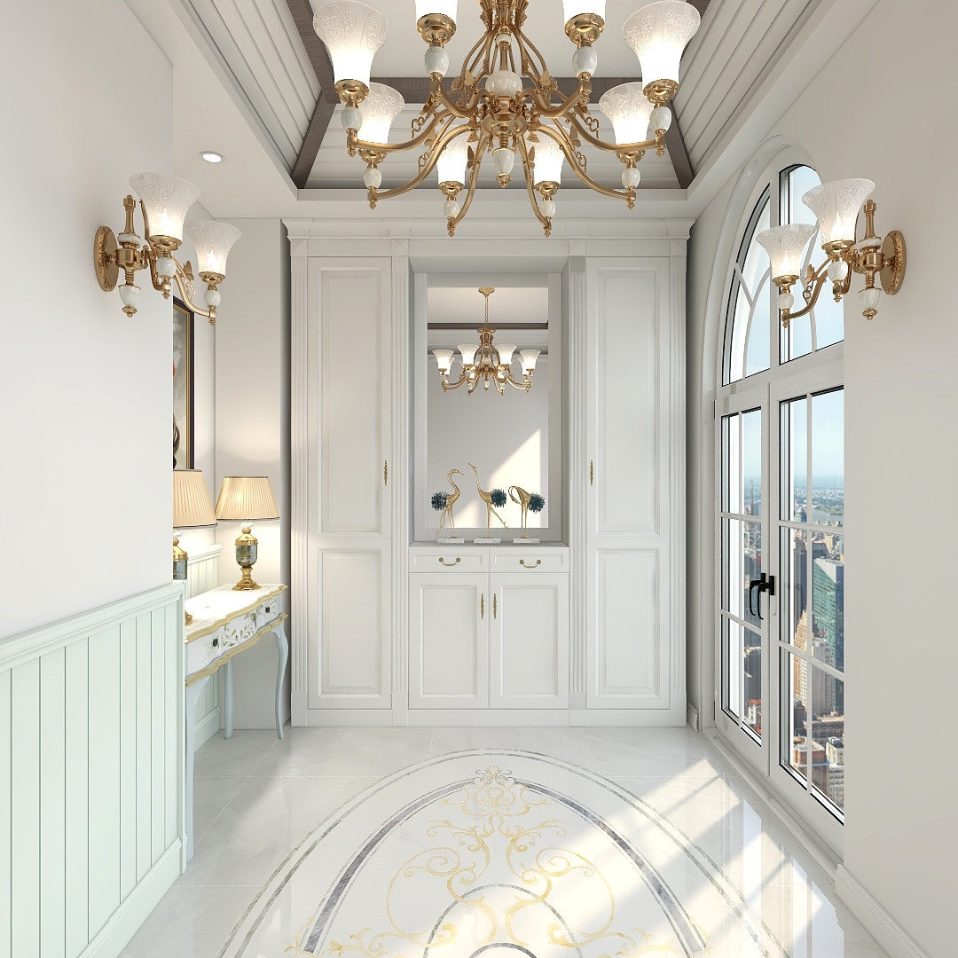 张小张710-海德堡别墅一层门厅-装修设计方案