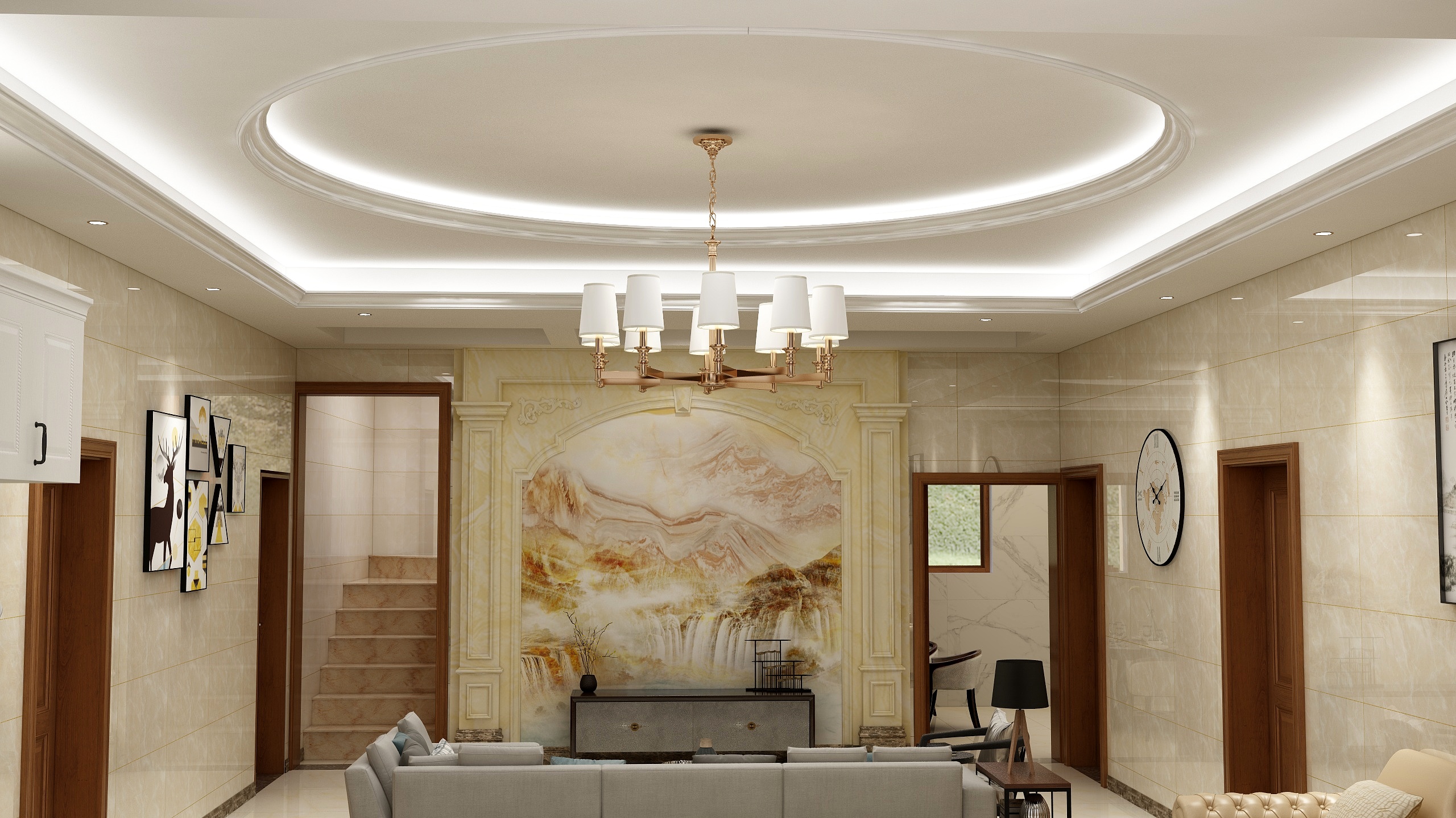 佳美装饰方亚全屋整装-赵哥复试效果图-装修设计方案