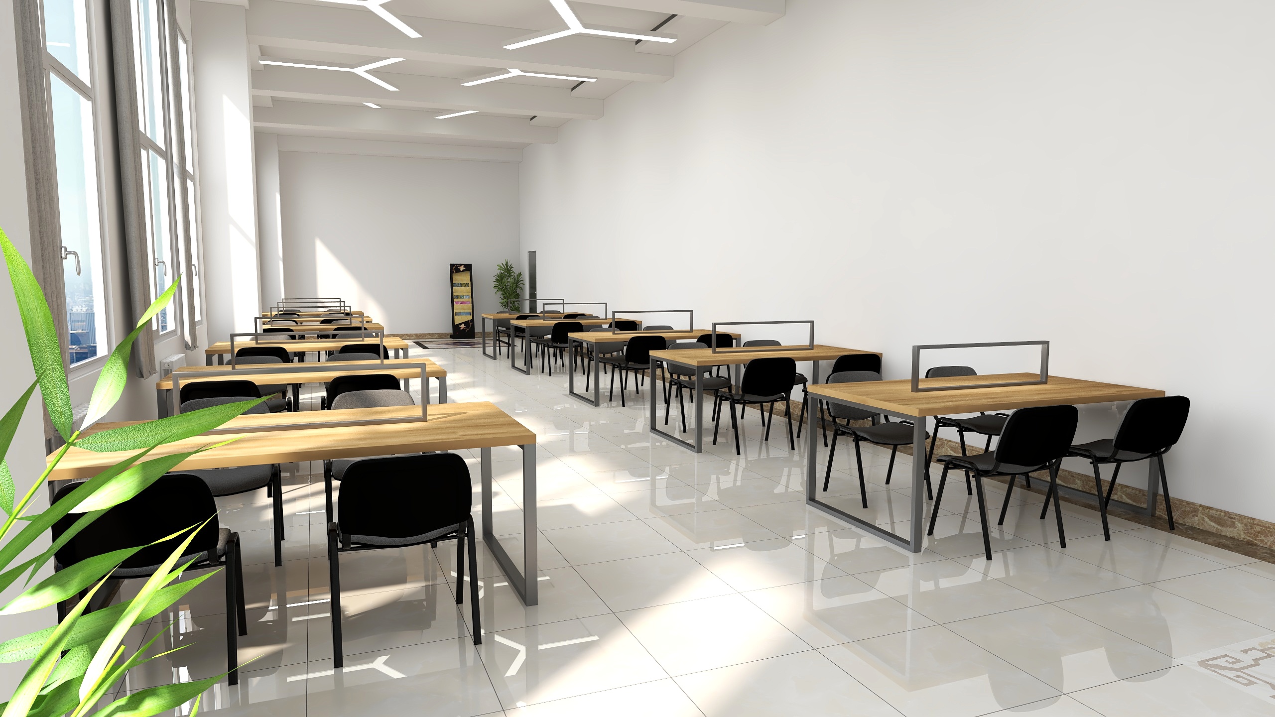 孟子森KL4-研究生自习室-装修设计方案