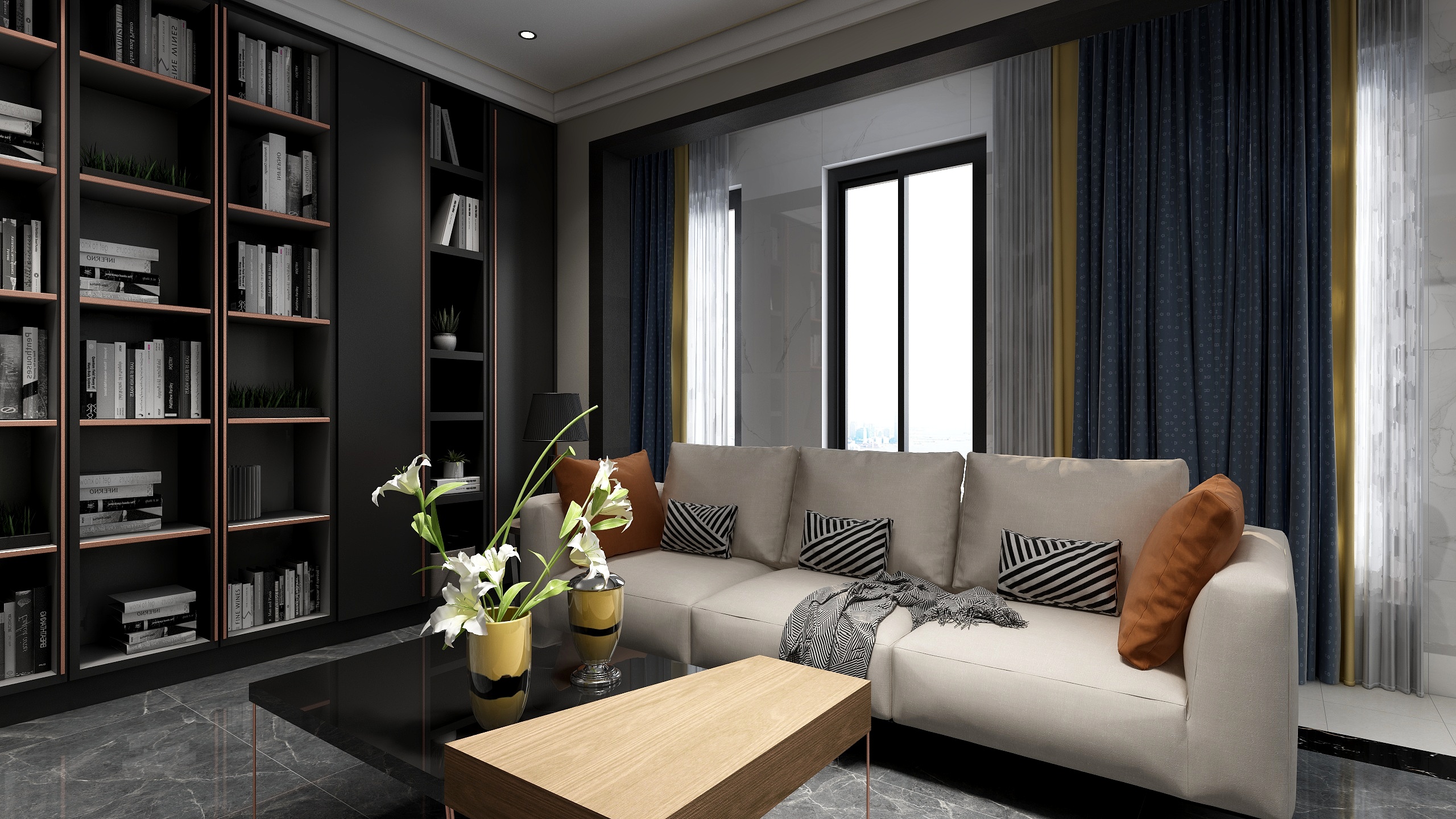 SGZS超-瑞和园89.50㎡B户型3室2厅1卫-装修设计方案