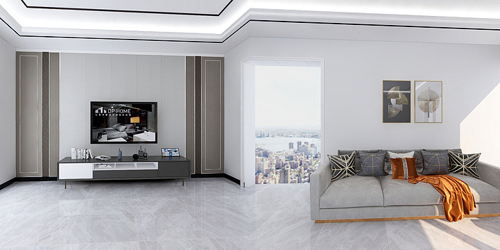 河北邯郸涉县刘涛-涉县索堡村自建房客厅-装修设计方案