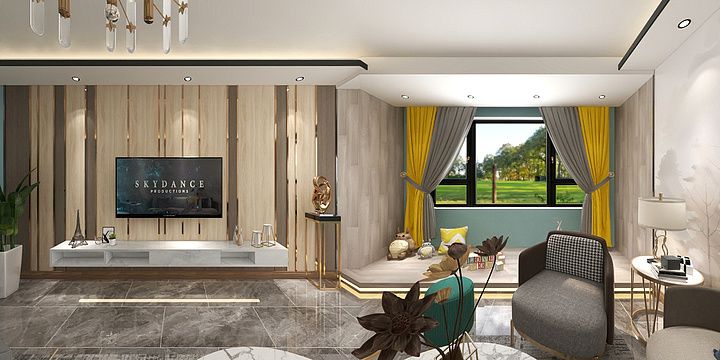 墨鱼设计工作室-郓城龙泽湾【董】20200427-装修设计方案