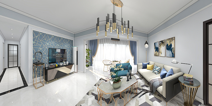 设计大杨19102631419-华夏上海城赖先生雅居-装修设计方案