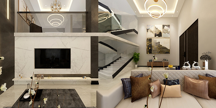 Junior7-大溪别墅-装修设计方案