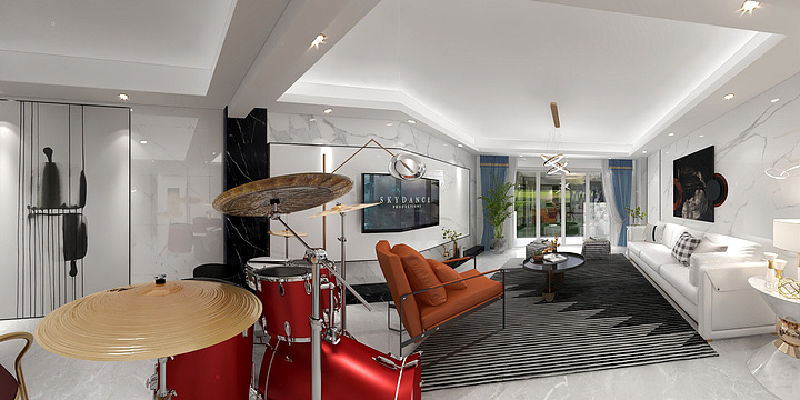 金牌设计师ELin-现代简约风格-装修设计方案