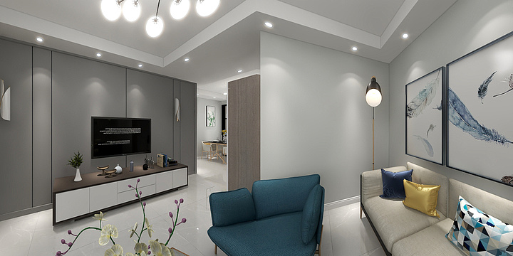 无锡喜百年装饰设计工程有限公司-中科府苑A-01一单元402#-装修设计方案