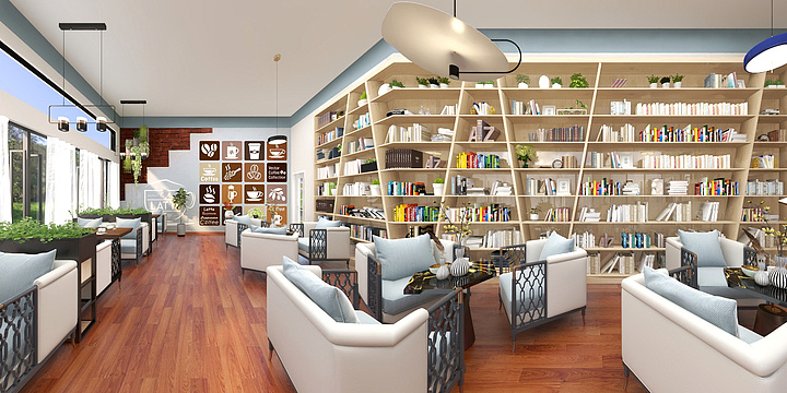 蝈蝈设计001-咖啡休闲-副本-装修设计方案