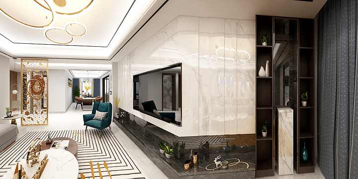 有格调的设计师-140-现代风-装修设计方案