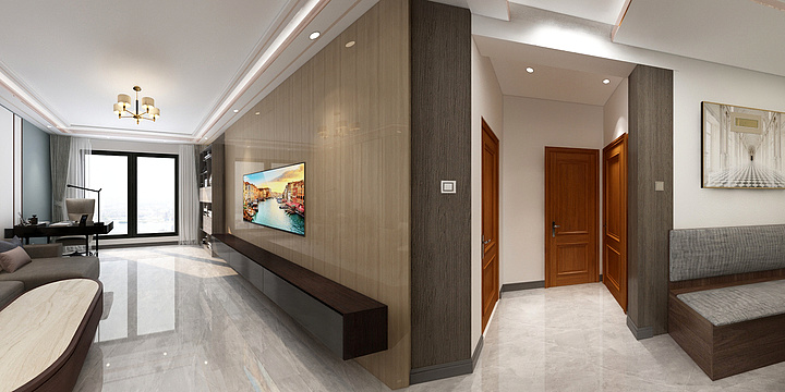 153****3583sxGp-吕尚远100㎡轻奢-装修设计方案