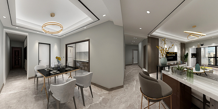 目一-外滩金色年华1-2-1001-装修设计方案