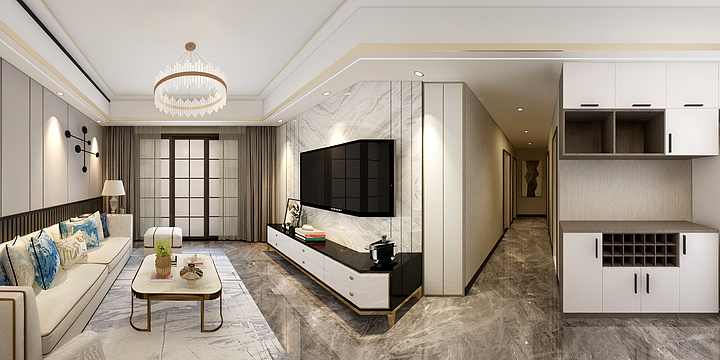 川宇计-中梁瑞园21栋刘先生雅居-装修设计方案