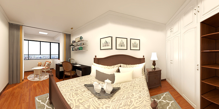 效果图设计9-振华街80#2-701复尺-装修设计方案