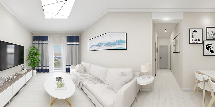 室内设计丨章添龙-滨沁公寓-装修设计方案