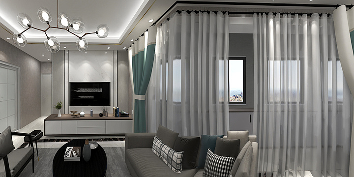 L麦穗-瑞和园89.50㎡B户型3室2厅1卫-装修设计方案