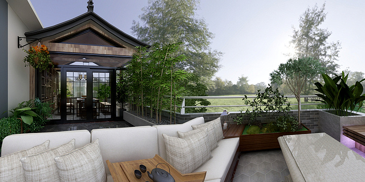 吕春明-大哥住宅外装效果图-装修设计方案