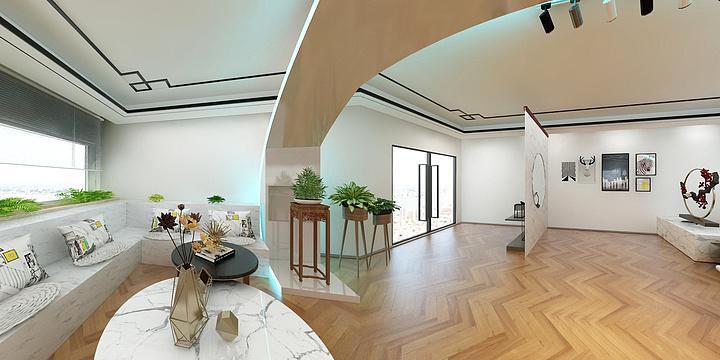 简丶陌言-自贸区接待室-装修设计方案