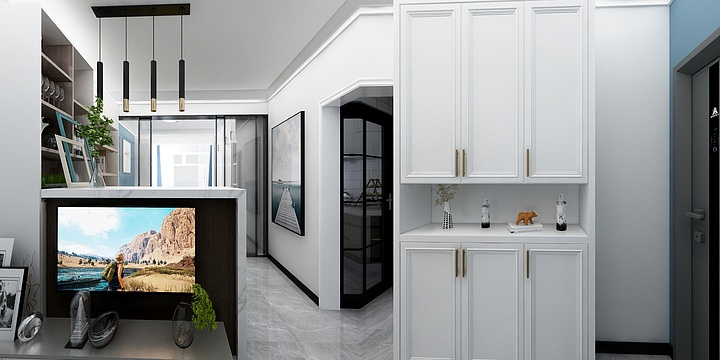 全案设计师付可宁-效果图-装修设计方案