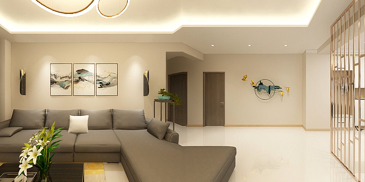 美平方装饰设计工作室-紫金路样板间(-副本-装修设计方案