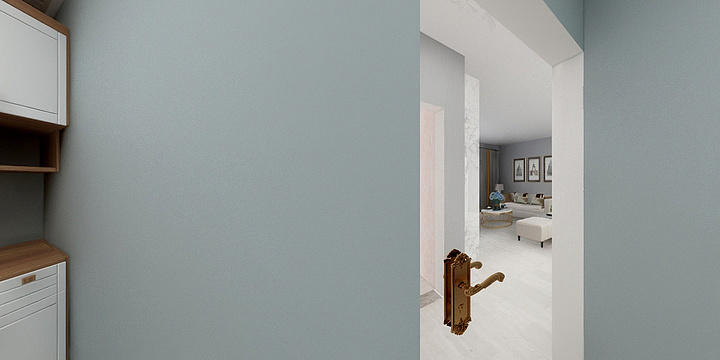 卫辉博艺装饰公司-龙安城9#2#1501户型图-装修设计方案