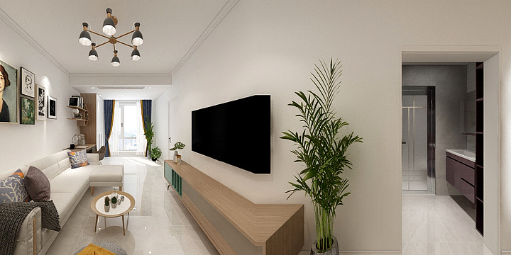 王设计13022978918-200426招商依云75K1-装修设计方案