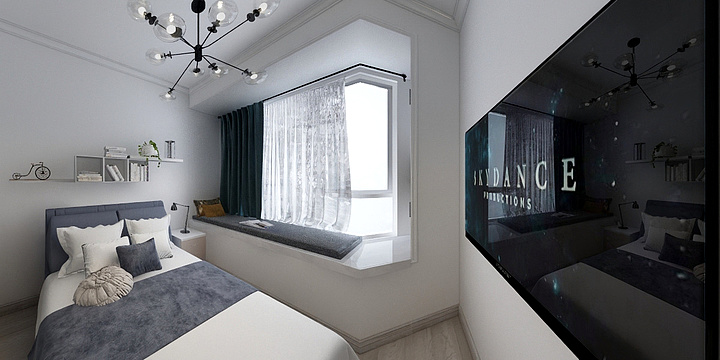 设计人生紫se-建邺城现代简约灰色-装修设计方案