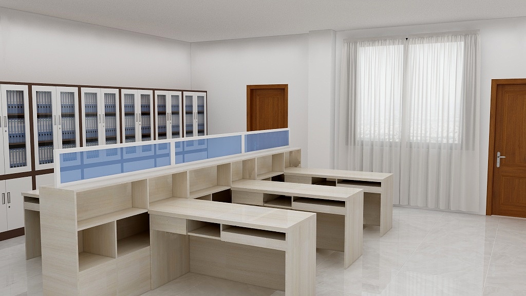 方仿彷-学校办公室-装修设计方案