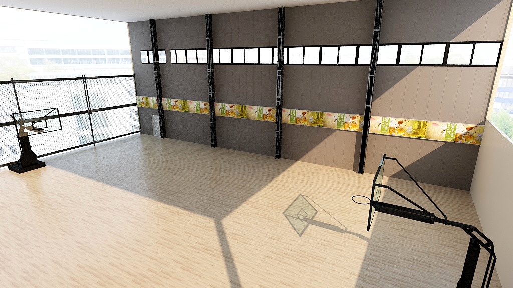 Freebirds-篮球场-装修设计方案