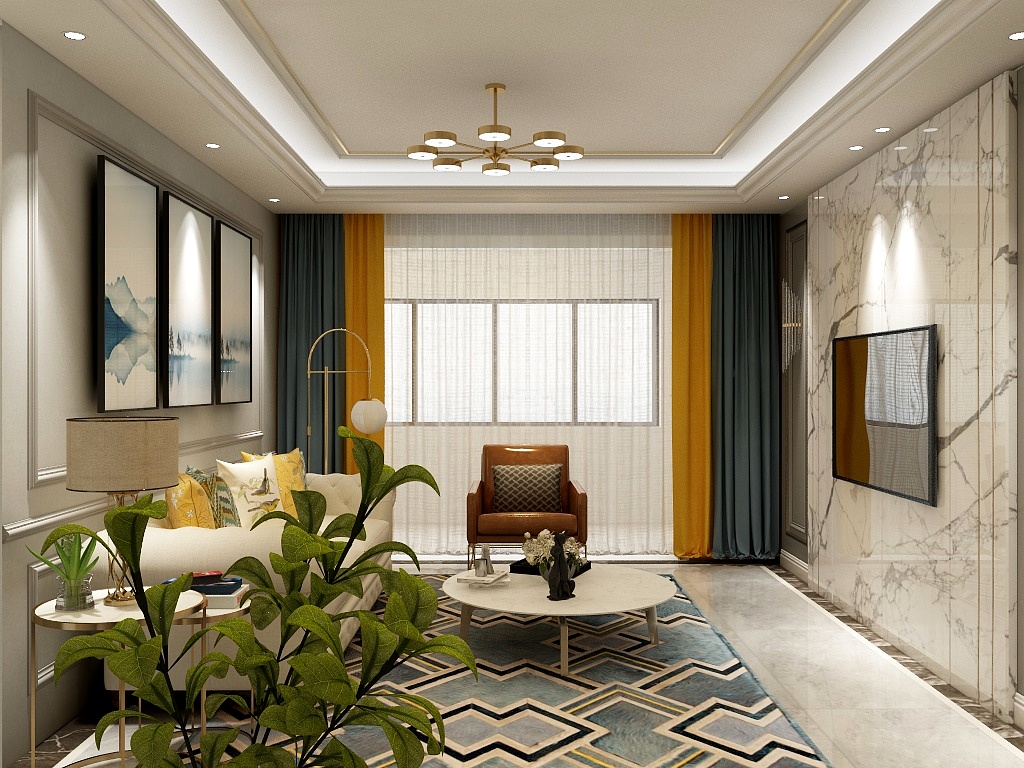 青蓝空间设计-诸赵社区-万哥-装修设计方案