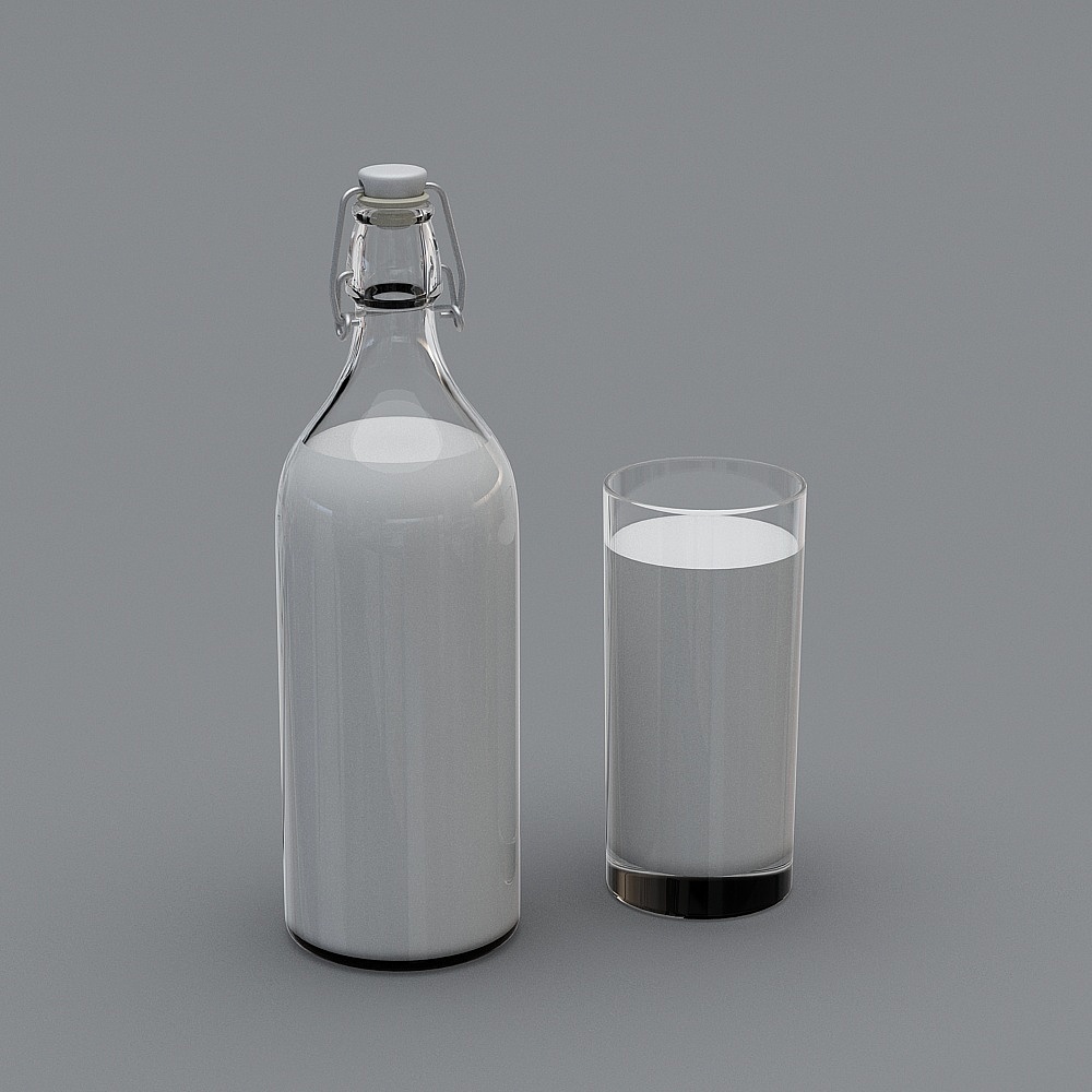 奶瓶3D模型