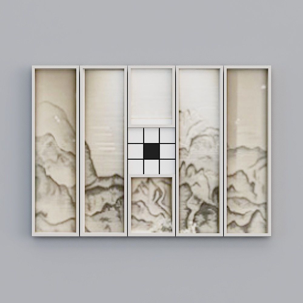 背景画3D模型