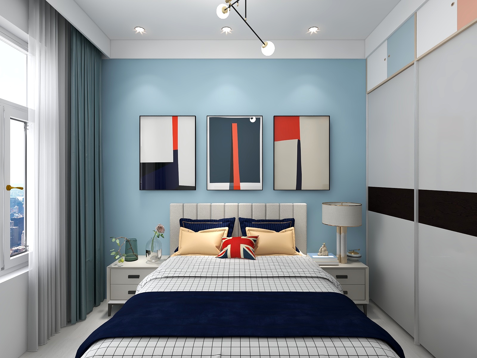 水墨设计工作室-锦都园A户型-装修设计方案