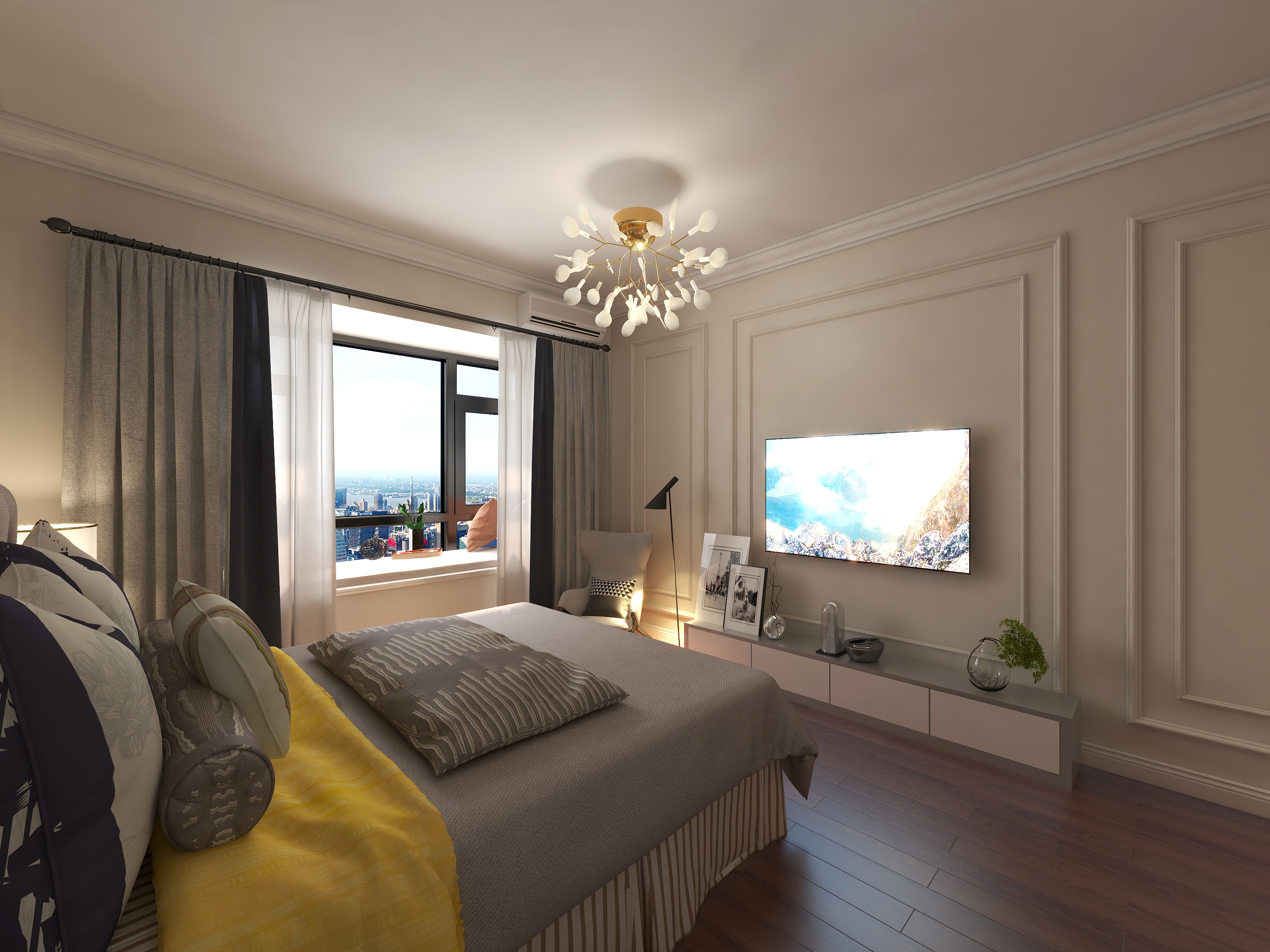 设计嘉Top-精装房翻新主卧篇-装修设计方案