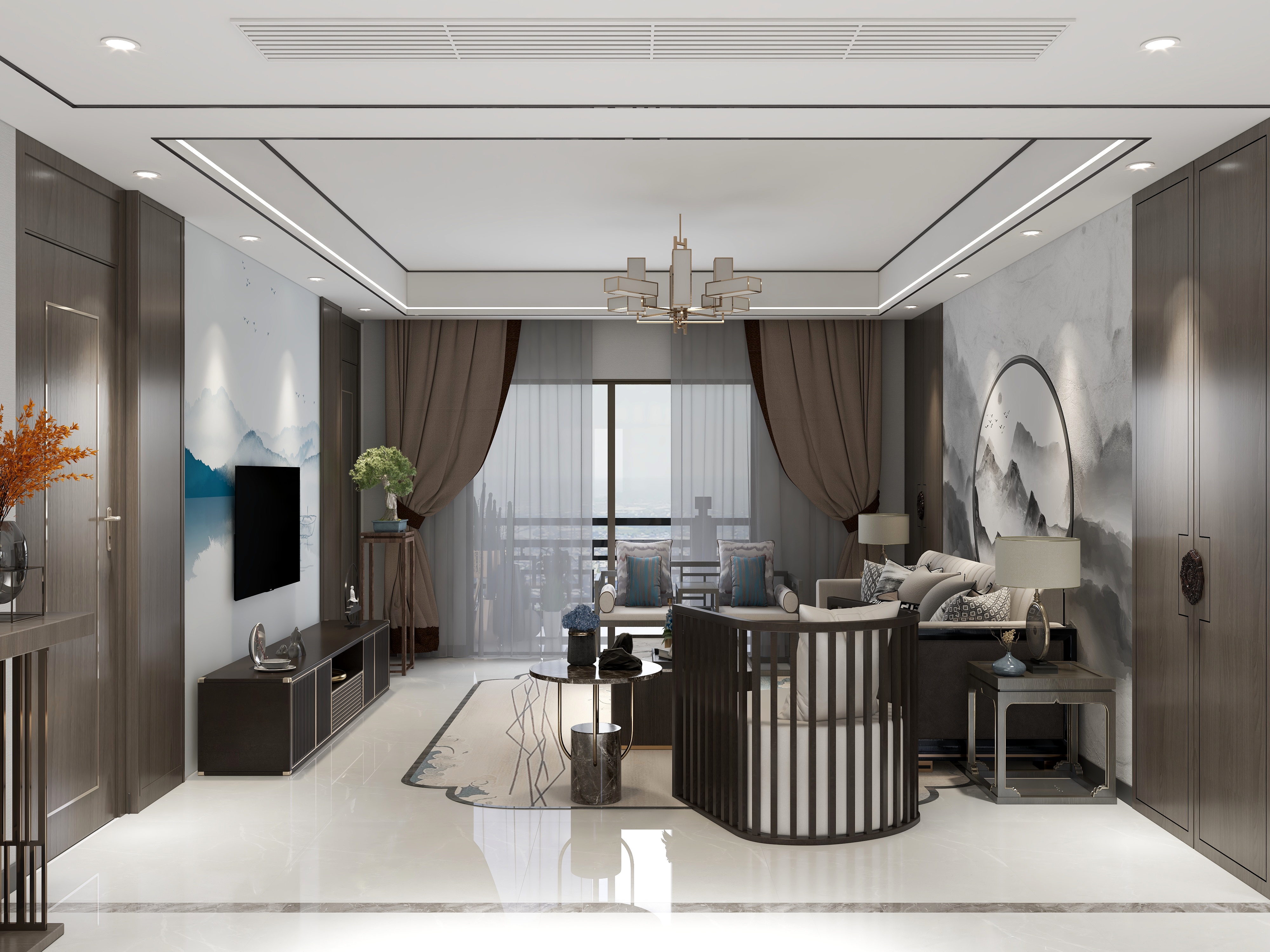 改造家设计中心-130方新中式两居-副本-装修设计方案