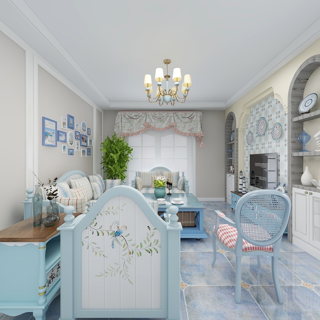 广东全景效果-地中海-装修设计方案