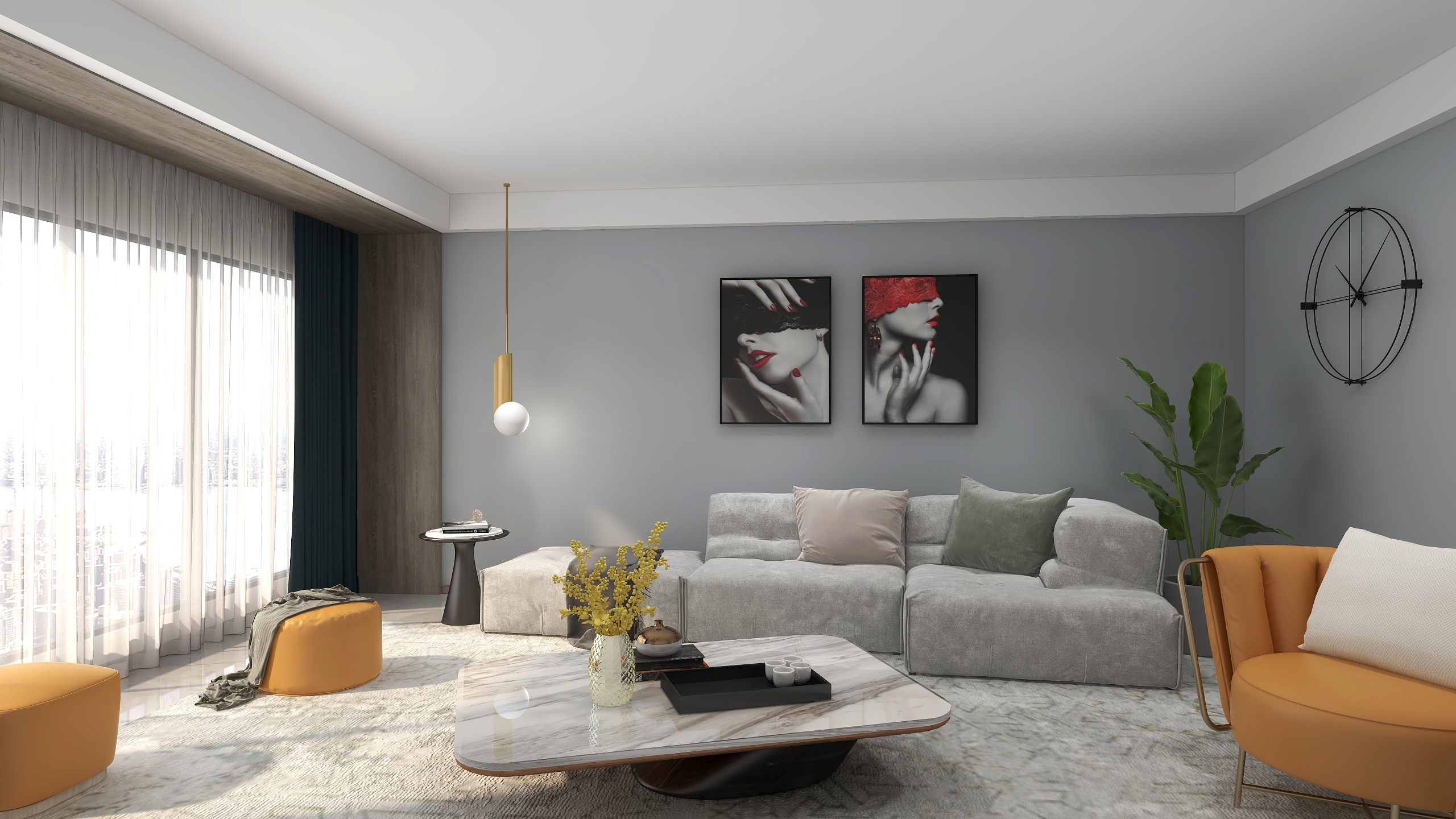 蜗舍茅屋-客餐厅设计2-装修设计方案