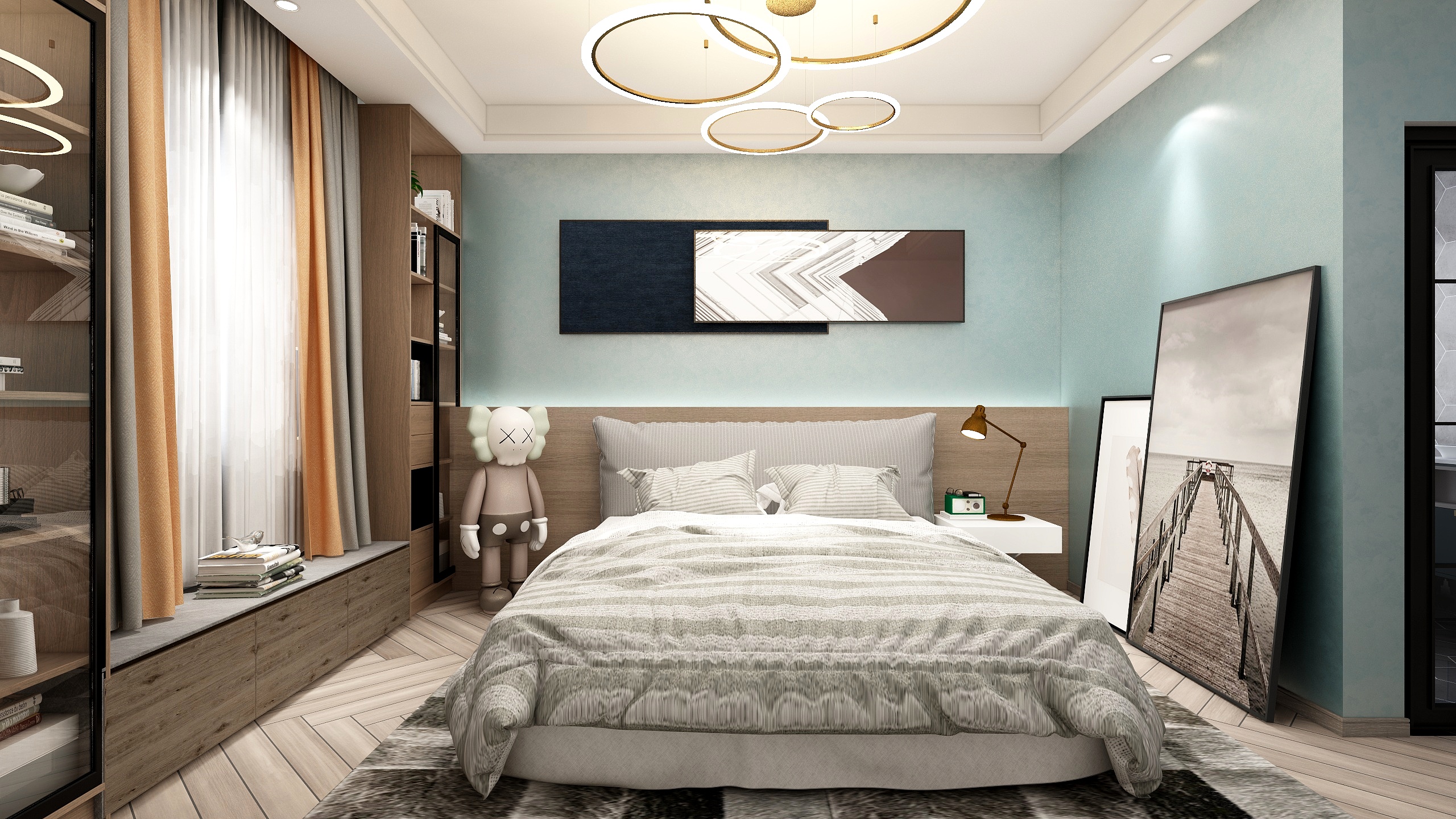 唐僧打字用搜狗-现代风主卧-装修设计方案