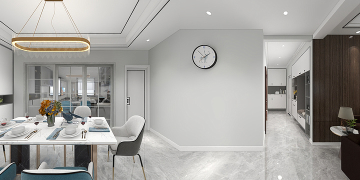 慌玉梳雪-中海河山郡185-现代-装修设计方案