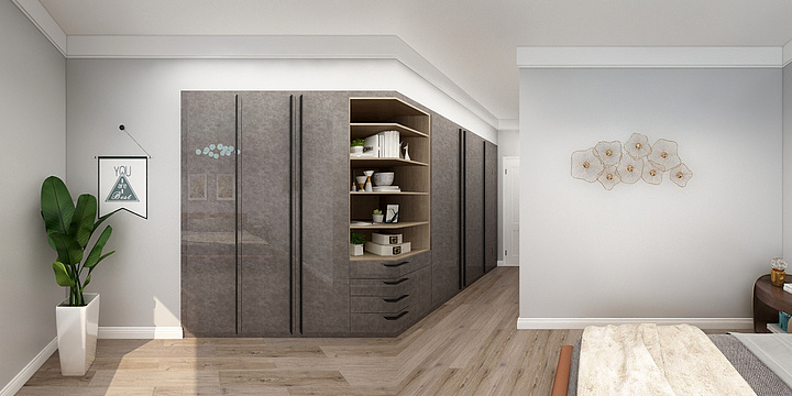 怀化帅丰集成灶田齐-木莲世家9-2308主卧-装修设计方案