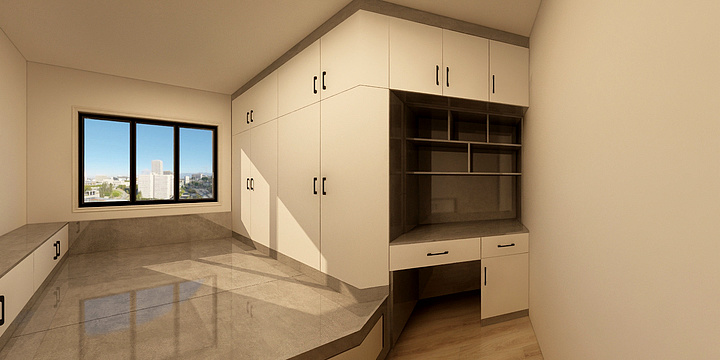 全铝家居生活-三室两厅-装修设计方案