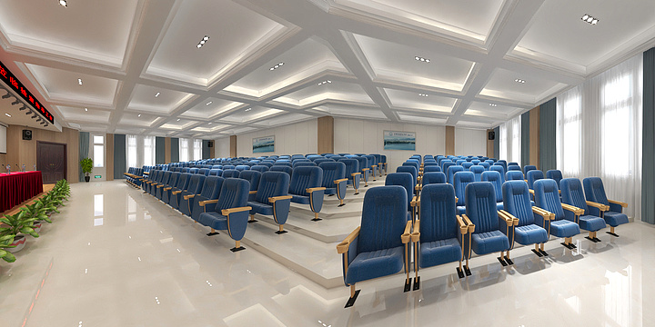 天蓝天设计工作室-江西财经职业学院阶梯教室-装修设计方案