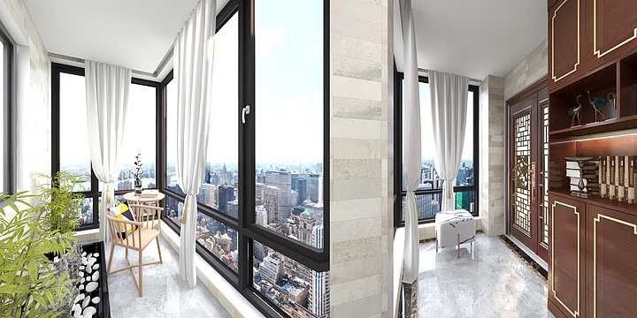 浪漫些許潦草-海棠湾入户门厅-装修设计方案