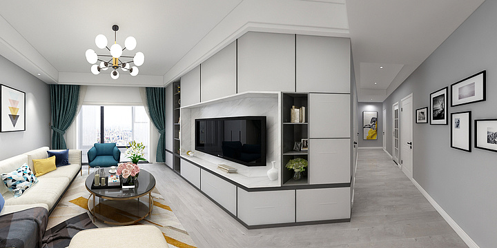 ANT董-一品园朱宅--设计师董芳-装修设计方案